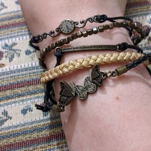 Set of 5 Cinderella Bracelets Adjustable